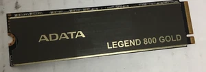 FOR PARTS ADATA legend 800 Gold 1TB M.2 SSD SLEG-800G-1000GCS-S38 - Picture 1 of 2