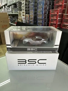 TOYOTA GR SUPRA A90 SILVER GREY 1/64 DIECAST CAR MODEL BY BSC BRISCALE MICRO - Picture 1 of 5