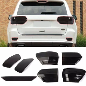 7x Cubiertas de luz trasera trasera ennegrecida para Jeep Grand Cherokee 14-20 - Imagen 1 de 21