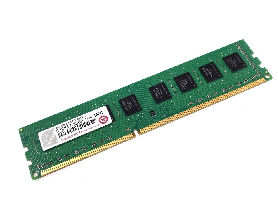 Transcend 8 GB DDR3 1600 MHz ECC Desktop PC RAM 8G 2Rx8 - Image 1 of 1
