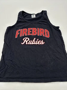 Firebird Rubies Tank Top Youth Kids Large Gray Graphic Print Varsity Spirit#9839 - Picture 1 of 11