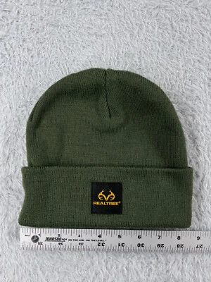 Realtree Gorro Toque Adulto Talla Única Verde Tejido 100% Acírlico Caza de Peces Campamento Esquí Foto 1 de 4