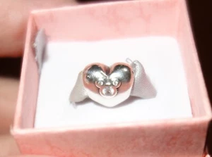 Authentic Disney Pandora Heart of Mickey Mouse Charm #791453CZ Retired - Picture 1 of 3