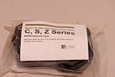 3M Scott Safety Cartridges Model 742 Twin Cartridges C,S,Z Series