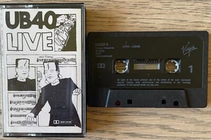 UB 40 LIVE CASSETTE ALBUM DEP INTERNATIONAL (1983) REGGAE UK TESTED - Picture 1 of 3