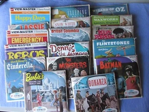 Viewmaster Reel Packets Disney TV Destinations Choice U Pick - Picture 1 of 134