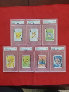 Pokemon: Graded Vintage 6 Card Lot - Bicycle Pokemon Mini P/C 1998 - PSA 9/10 - Picture 1 of 19