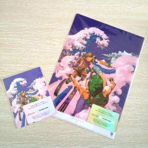 TOKYO 2020 Paralympics Clear File & Postcard Araki Hirohiko Anime JoJo 's author - Picture 1 of 10