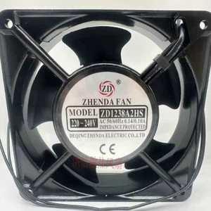 1 pcs ZD1238A2HS 12038 220V 0.14/0.10A Cabinet Axial Fan 12CM - Picture 1 of 3