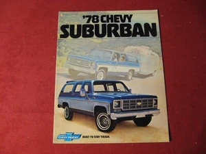 Chevy Suburban 1978 catálogo de ventas - original - Imagen 1 de 3