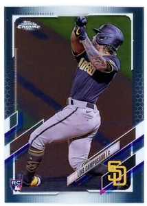 Luis Campusano RC Base Cromata - Topps Chrome 2021 - San Diego Padres #135 Rookie - Foto 1 di 2