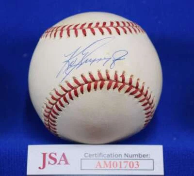 Ken Griffey Jr JSA COA Autograph American League Signed Baseball 1 - Image 1 of 2