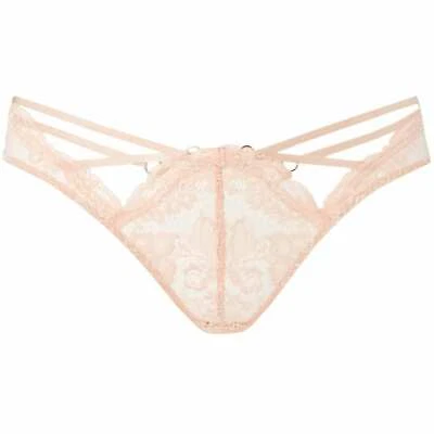 AGENT PROVOCATEUR NUDE PEACH ESSIE BRIEF AP SIZE 4 LARGE UK 12 BNWT - Image 1 of 4