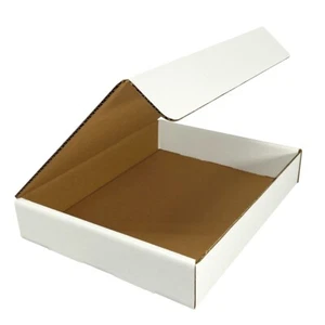 Juegos de cajas de correo y literatura corrugadas blancas UBMOVE de 50 (9"" x 6,5"" x 1,75 - Imagen 1 de 7