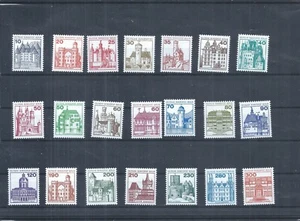 Germany stamps. 1977 German Castles set of 21 MNH SG B516 - B524f CV £35 (AP662) - Picture 1 of 2