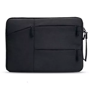 Black Laptop Handle sleeve bag for 13" 14" 15" 16" Hp Lenovo Microsoft Acer Asus - Picture 1 of 5