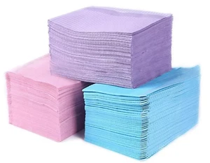 CUBIERTA DE MESA DESECHABLE DE ROPA DE REGAZO/PECHOS NEGRA ROSA AZUL DE CALIDAD SUPERIOR TATUAJE/DENTAL - Imagen 1 de 38