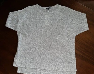 NWT XL Eileen Fisher Smoke Gray High Low Sweater Originally $278++ LAST ONE - Picture 1 of 3