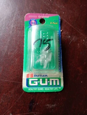 Butler GUM Proxabrush Refills #612 CYLINDRICAL Refills 8 Pack NOS SEALED Step 3 - Image 1 of 4