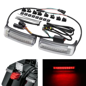 LED Saddlebag Run Brake Turn Lights Fits For Harley Touring Street Glide 2014-23 - Bild 1 von 11