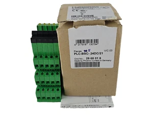 NEW Phoenix Contact PLC-BSC-24DC/21 Relay Base, 6.2mm, PLCBSC24DC21 Box of 5 - Picture 1 of 6