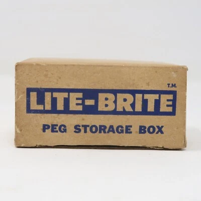 Caja de clavijas vintage LITE - BRITE colores mezclados ORIGINAL Foto 1 de 4