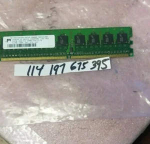 512MB PC2-5300 DDR2-667MHz ECC Unbuffered CL5 240-Pin DIMM Single Rank Module - Picture 1 of 1