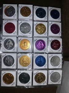 1974 Birth Year starter set Mardi Gras Doubloon Nola Have Most Years Qty 159 - Picture 1 of 9