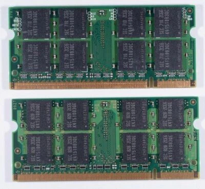 4GB DDR2 (2x 2GB) Laptop Memory for Compaq CQ60-210US CQ60-433US CQ60-427NR CQ60 - Image 1 of 3