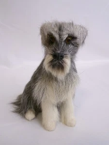 Mini Schnauzer 4" in vera pelliccia - Foto 1 di 8