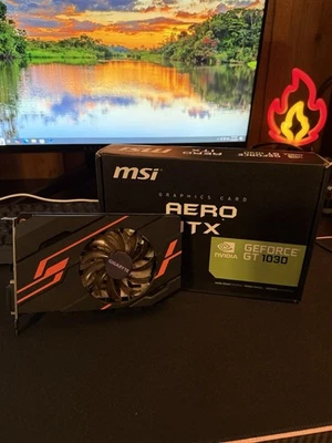 MSI NVIDIA GeForce GT 1030 2g OC 2GB GDDR5 Graphics Card - Image 1 of 3