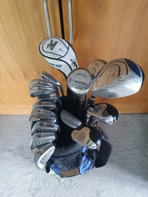 Mens Right Hand Tiger Shark Mixed Golf Clubs, With 12x New Golf Balls & Tee's - Image 1 of 4