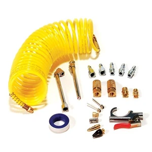 Pri-6044 IK1016S-20 Deluxe 1/4" Air Compressor Accessory Kit Including 1/4" R... - Picture 1 of 5