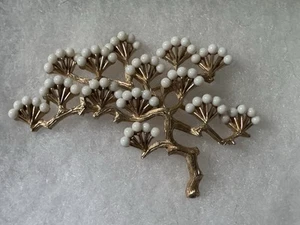 RARA SPILLA VINTAGE CORONA TRIFARI FIRMATA BONSAI ALBERO SPILLA - Foto 1 di 9