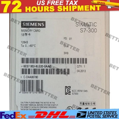 Nueva tarjeta de memoria micro Siemens 6ES7 953-8LG20-0AA0 6ES7953-8LG20-0AA0 SIMATIC S7 Foto 1 de 4