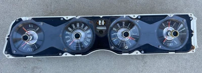 Ford Thunderbird velocímetro tablero cuadro medidores consola cromo 1968-1971 #1 Foto 1 de 4