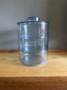 Vintage Tupperware Acrylic Stackable Dish Lid Bowl Canister Storage Set - Picture 1 of 5