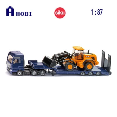 Siku 1:87 MAN TGX XXL Truck With Low Loader & JCB Wheel Loader Diecast Model - Image 1 of 2