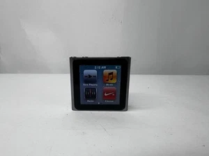 Apple iPod Nano 6th Gen MC688LL Generation 8GB Graphite GENUINE - Picture 1 of 5