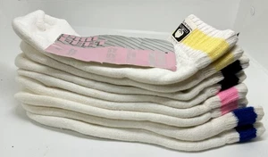 Vintage 4 Pr. Pro Feet Active Sports Fashion Ladies White Ankle Socks Size 9-11 - Picture 1 of 6