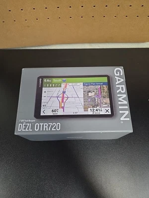 Garmin dezl OTR720, Large 7' GPS Navigator, Custom Truck Routing, Satellite Imag - Image 1 of 4
