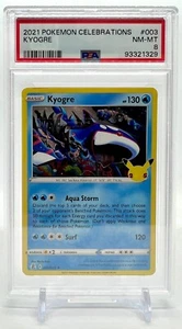 2021 Pokemon Celebrations Kyogre #003/025 PSA 8 - Picture 1 of 1