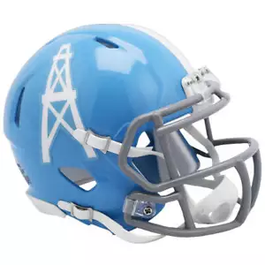 Mini casco de fútbol americano Riddell Throwback Houston Oilers 1960-62 - Imagen 1 de 1