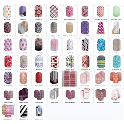 Jamberry ногтей обертки половина листов ** хозяин, РЕДКАЯ, награда, стимул ** Бесплатная доставка B3G1 - Изображение 1 из 4