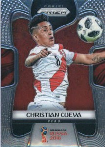 2018 Panini Prizm World Cup #295 Christian Cueva Peru Soccer Card