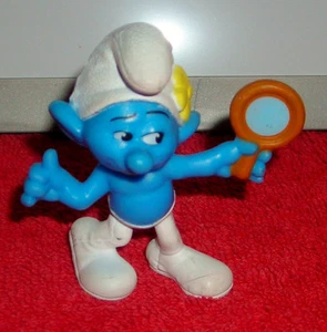 SMURFS VANITY SMURF 2011 MCDONALD'S 3" PVC TOY FIGURE CAKE TOPPER - Picture 1 of 1