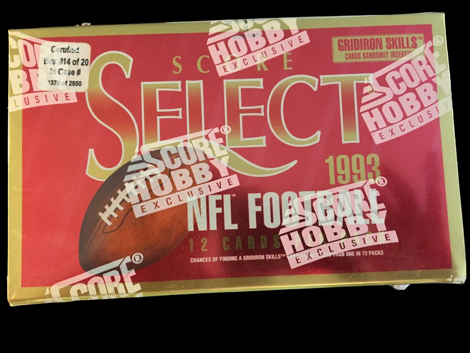 NFL 1993 Score Select Hobby Football Box Factory Sealed - Free Shipping - Image 1 of 1