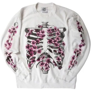 Dr. Romanelli DRx Toyo Skull & Blossoms Holiday Collection Sweatshirt Size Large - Picture 1 of 8