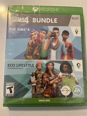 The Sims 4 Plus Eco Lifestyle Bundle -- Standard Edition Microsoft Xbox One -NEW - Image 1 of 2