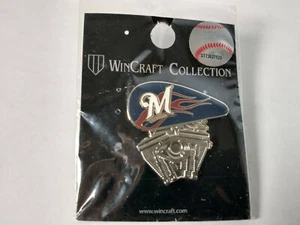 Milwaukee Brewers Hat Lapel Pin MLB Motorcycle Engine Gas Tank - Picture 1 of 3